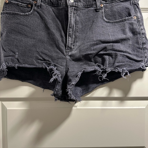 3 Pairs- Abercrombie & Fitch Distressed Denim Women Shorts - Picture 4 of 9